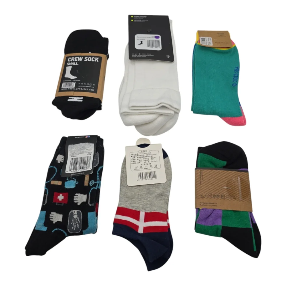 Men's NWT Sock Bundle 7 pair Nike Vapor Knee High Playstation Misc. Prints